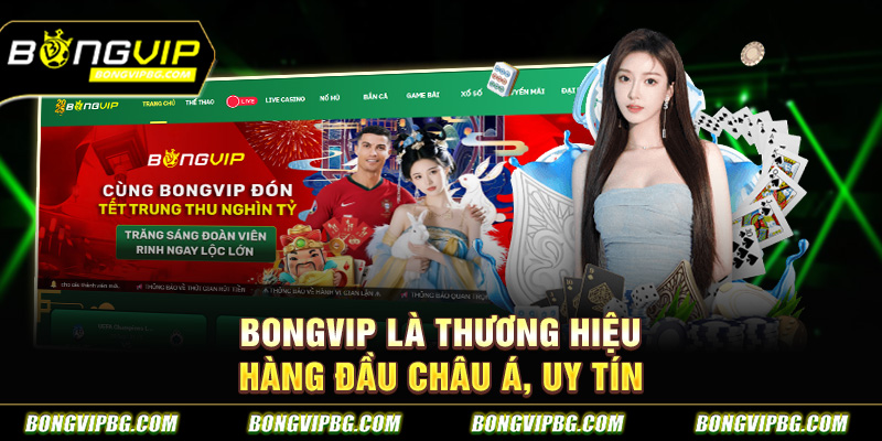 Bongvip là thương hiệu hàng đầu Châu Á, uy tín
