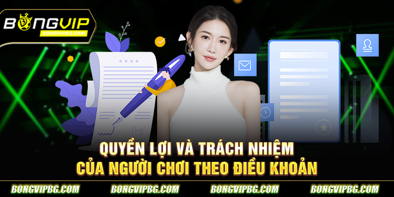 Quyền lợi và trách nhiệm của người chơi theo điều khoản